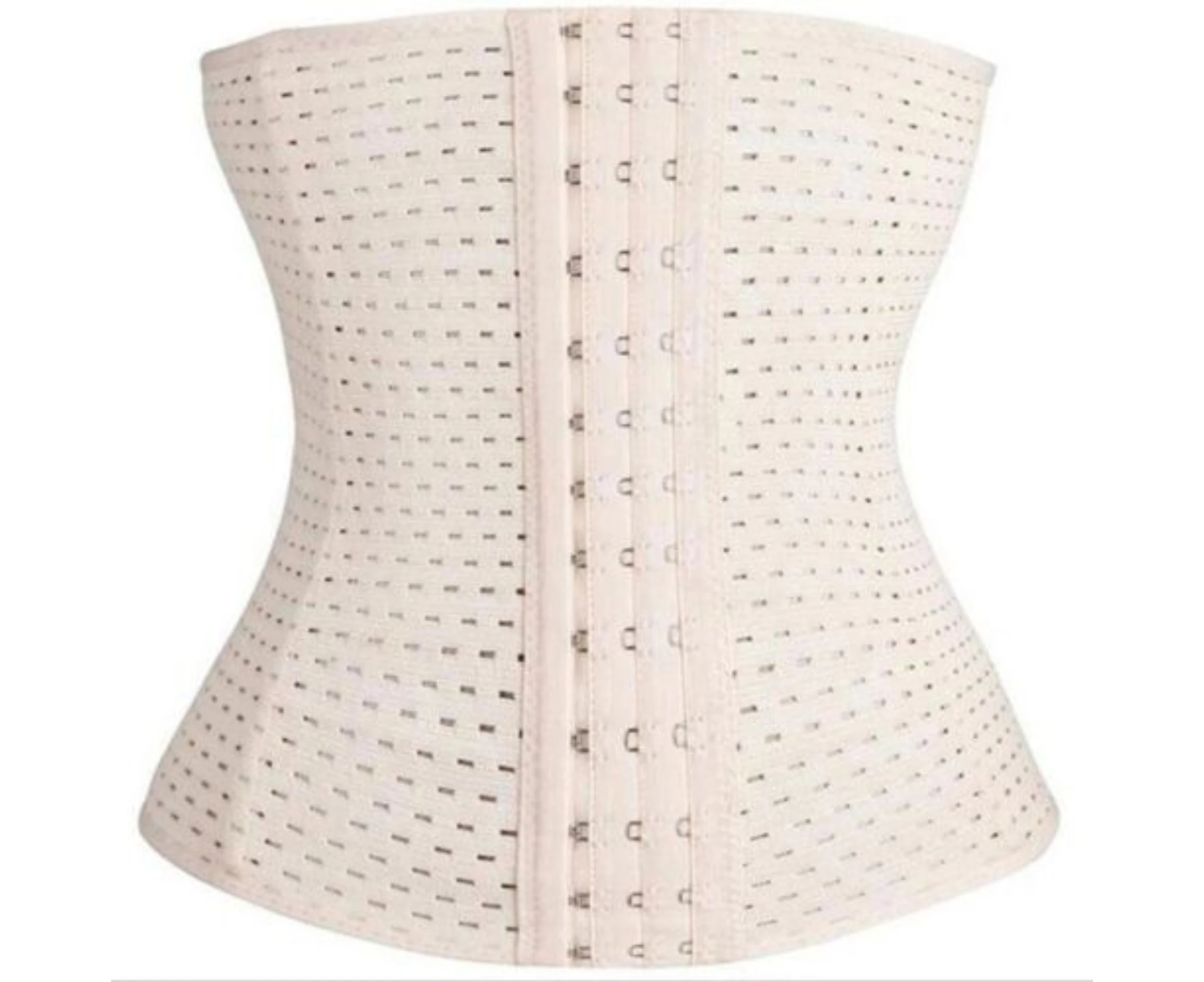 Beige Women Waist Trainer Cincher Tummy Girdle Belt Body Shaper