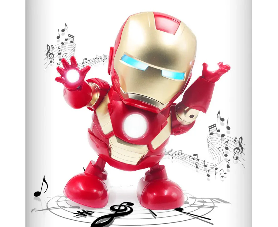 Electric Robot Dancing and Singing Toy Children's Gifts - Iron Man