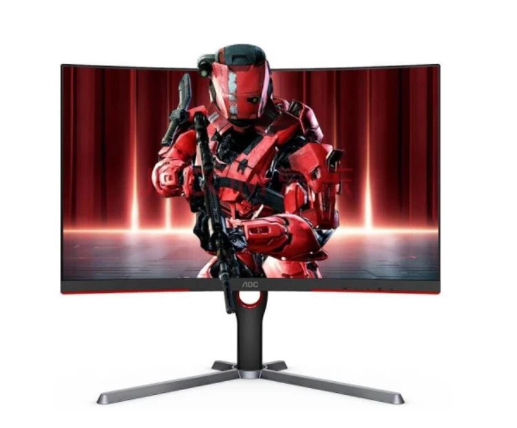 AOC 27' Curved VA QHD 2560 √ó 1440, 1000R, Free-Sync Premium, 1ms, 165Hz, HDR10, DP, HDMI, HAS, Flicker Free, Low Blue Mode, VESA 100 Gaming Monitor