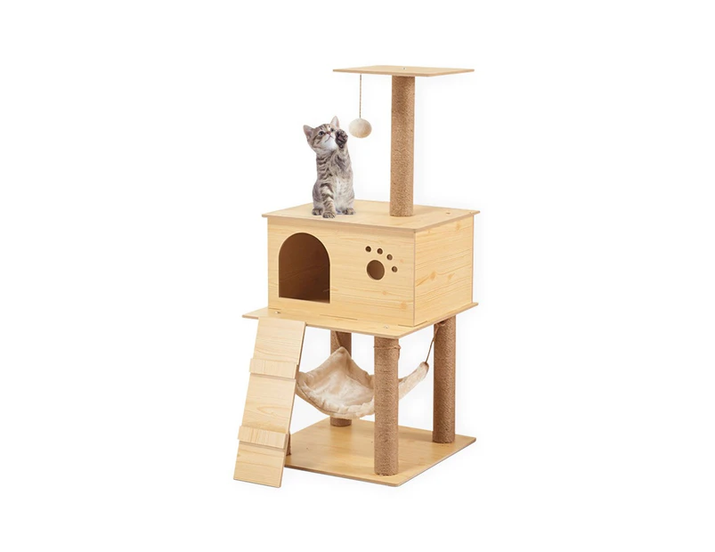 FLOOFI 130cm Wooden Cat Tree FI-CT-155-BJ