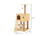 FLOOFI 130cm Wooden Cat Tree FI-CT-155-BJ