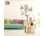 FLOOFI 130cm Wooden Cat Tree FI-CT-155-BJ