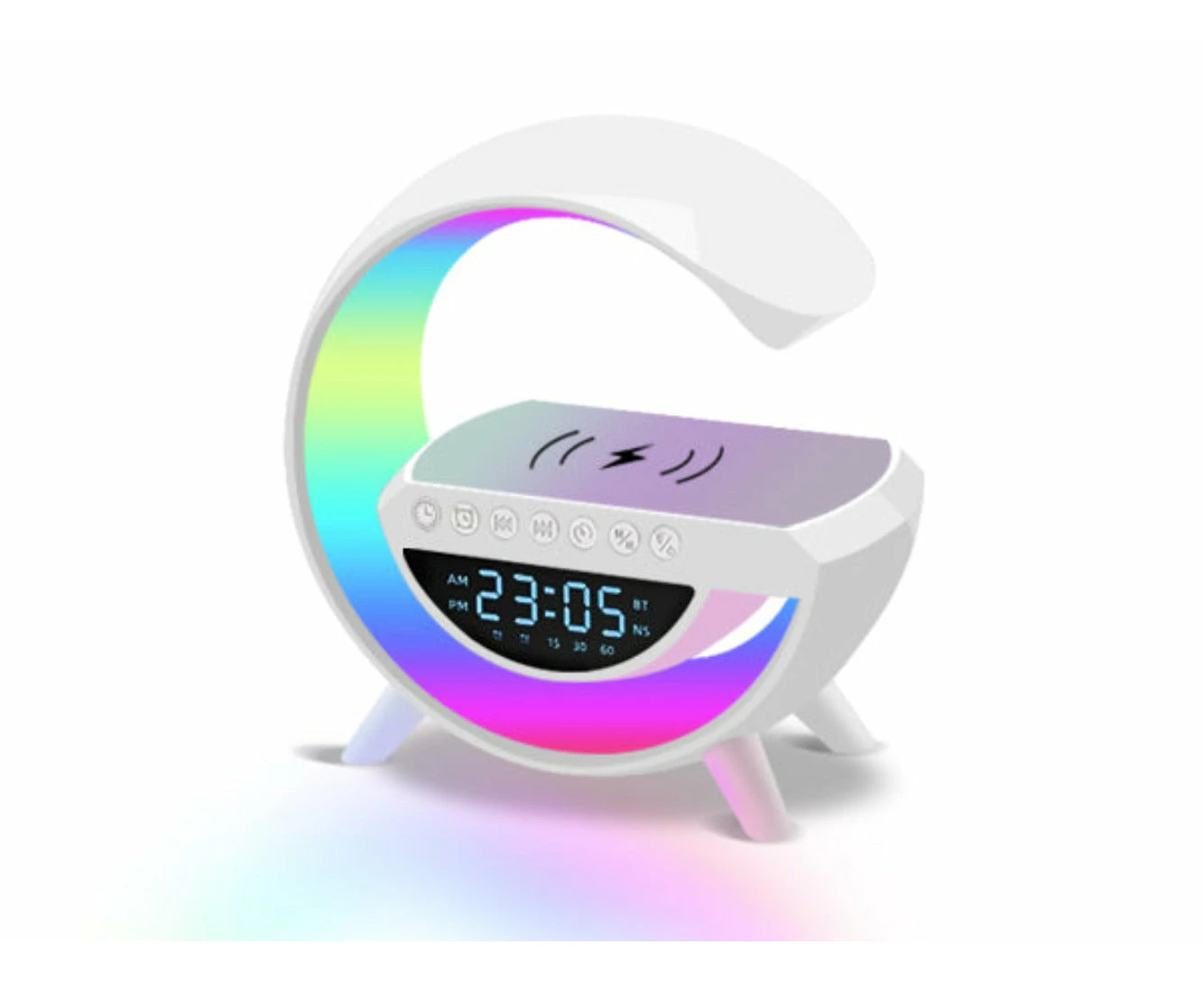 RYG 3 in 1 Rainbow Multi-function Night Light Wireless Charging Stereo