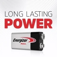 2 x Energizer Max 9V Volt Alkaline Battery Batteries brand new