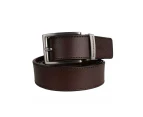 Reversible Brown Calfskin Belt - Brown