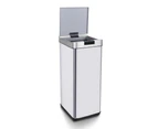 MIRAKLASS Sensor Bin 50L Narrow Silver Square MK-SB-110-JR