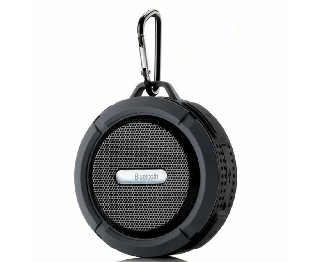 Portable Waterproof Wireless Mini Bluetooth Music Speaker (Black)