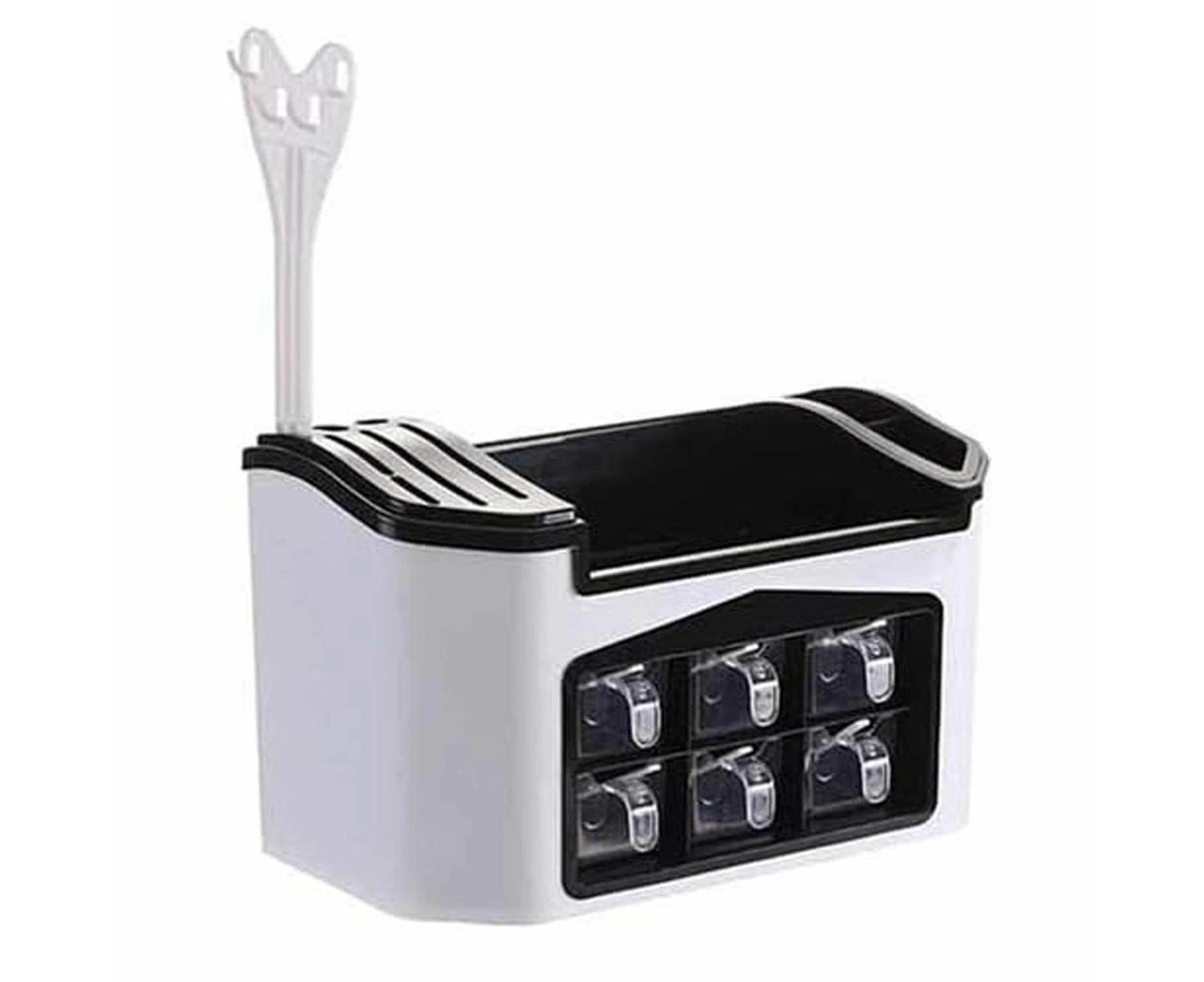 Multifunction Kitchen Utensils Condiment Storage Rack Seasoning Storage Box