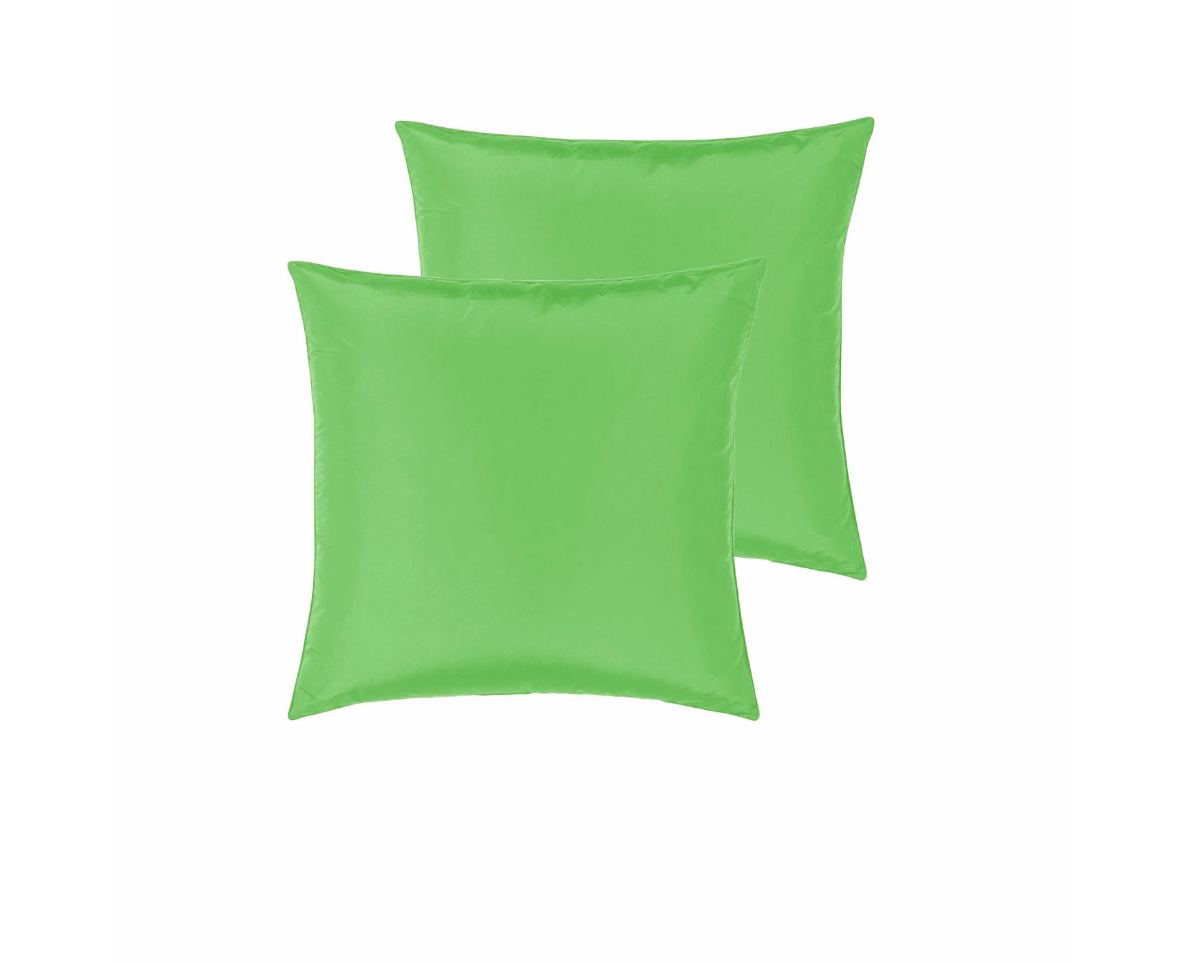 PepperMIll Satin European Pillowcases ( Pair ) LIME