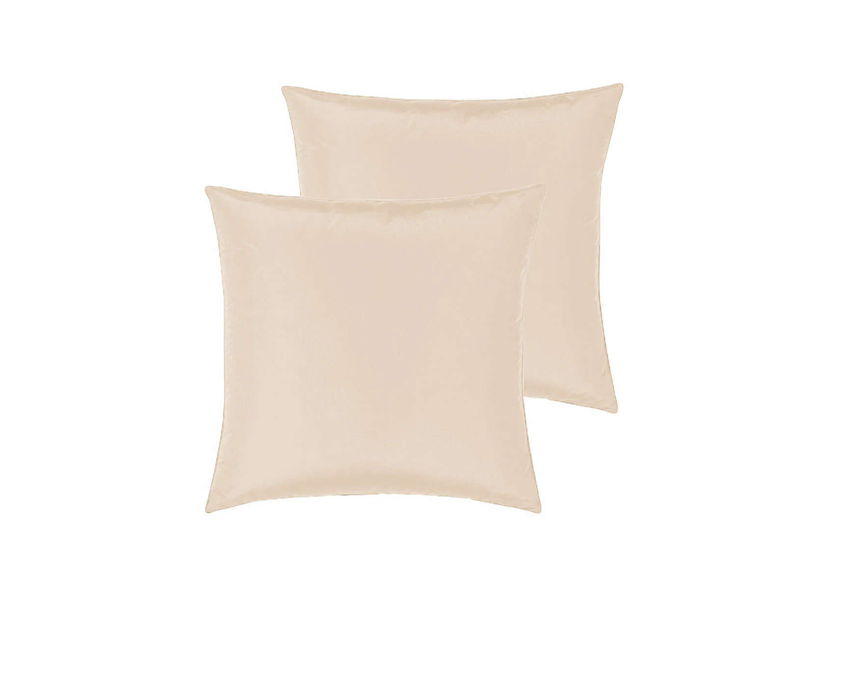 PepperMIll Satin European Pillowcases ( Pair ) APRICOT