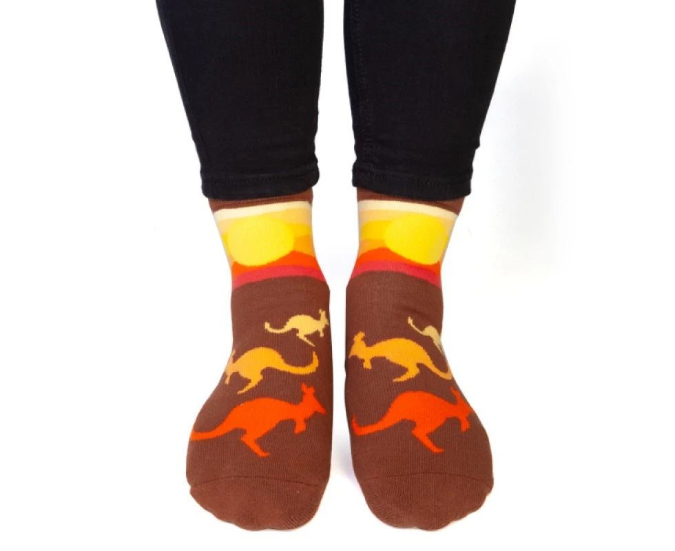 Kangaroo Feet Speak Socks