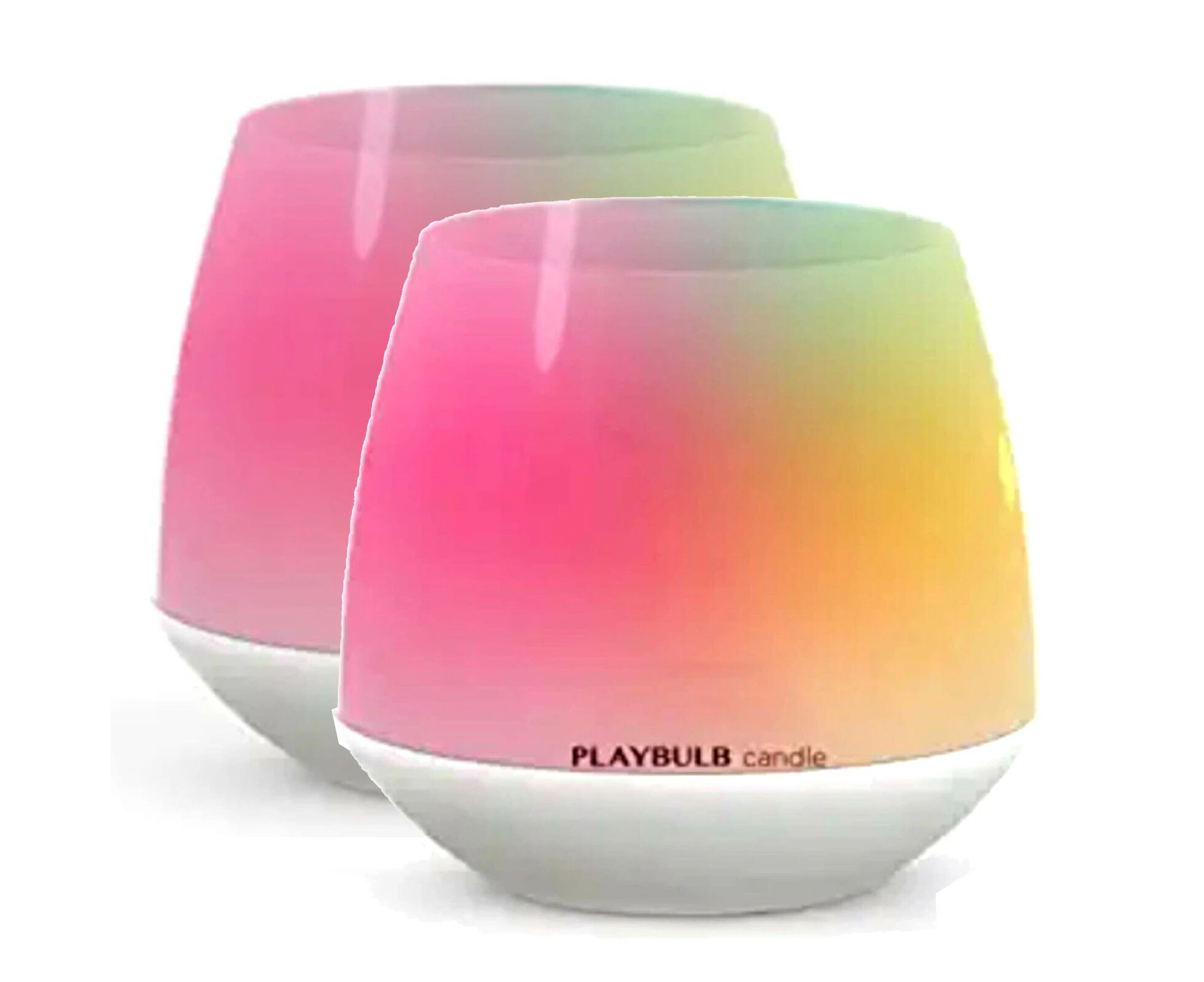 Twin Pack MIPOW PlayBulb LED Flameless Candle Night Light App Control Wedding Party