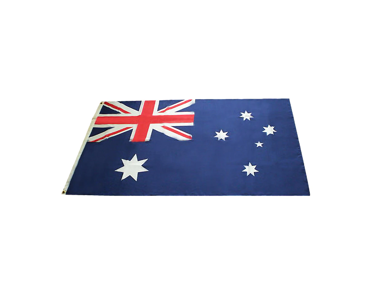 Australian Flag Heavy Duty Woven Spun Poly Australia Flag Metal Clips