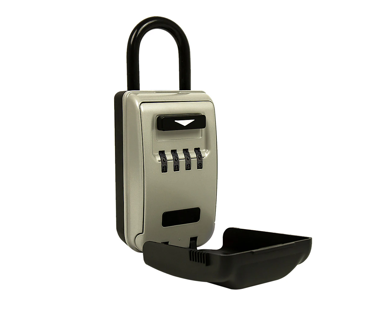 Security 4 Digit Combination Cable Lock Box With Luminous Dials