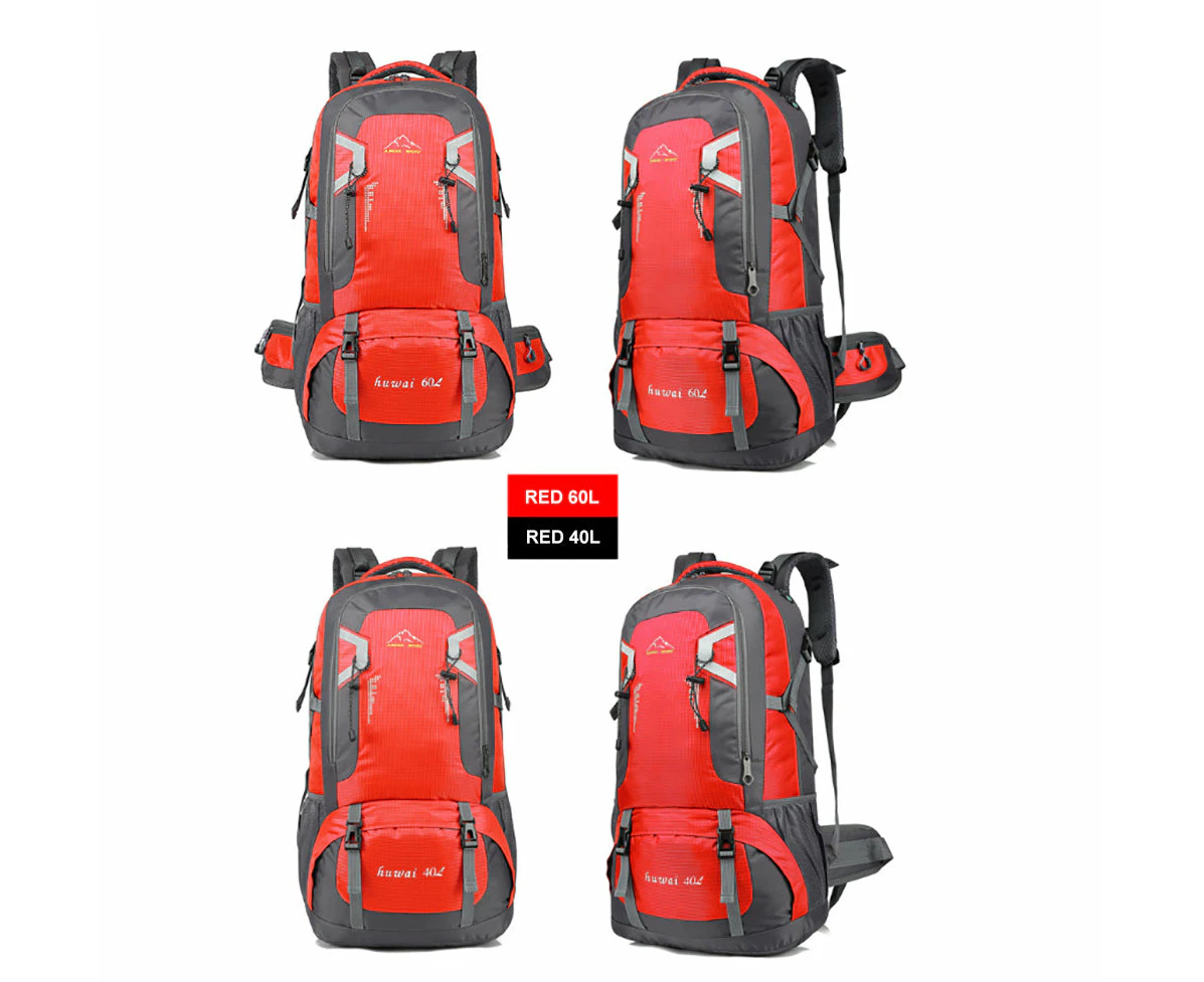 Waterproof Outdoor Hiking Backpack (red)