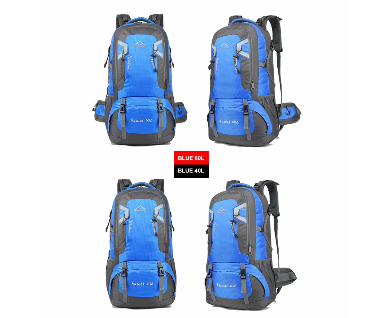 Waterproof Outdoor Hiking Backpack (blue)