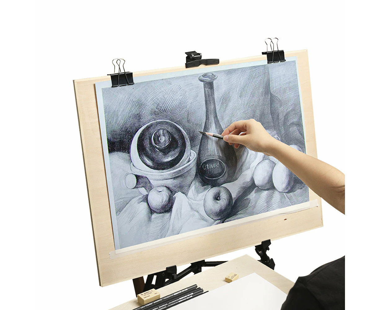 4K Solid Wood Drawing Board Easel Indoor Painting Table Sketching Drawing Tool