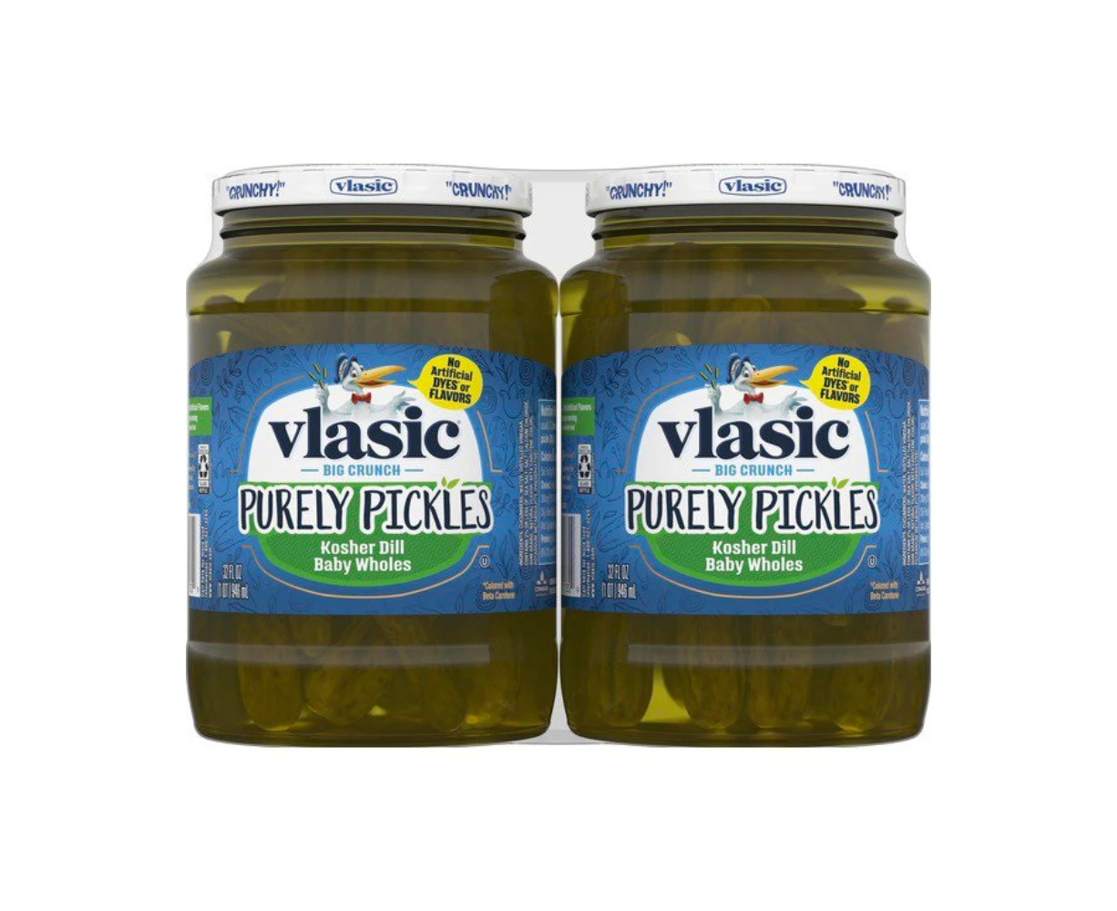 Vlasic Kosher Dill Pickles 946ml x 2