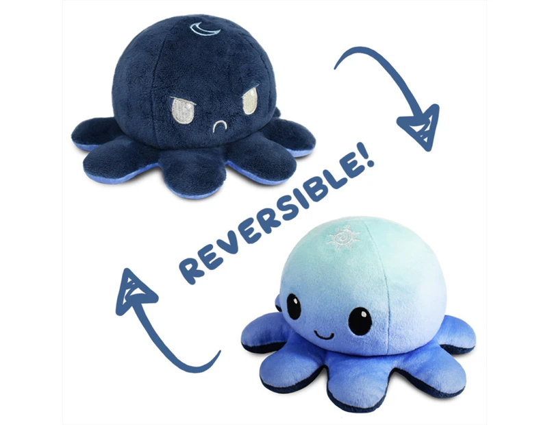 TeeTurtle The Original Reversible Octopus Plushie (Day / Night)