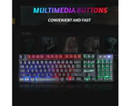 Gaming Keyboard Mouse Wired Backlit Keyboard Illuminated RGB LED PC Ergonomic