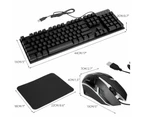 Gaming Keyboard Mouse Wired Backlit Keyboard Illuminated RGB LED PC Ergonomic