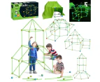 175Pcs DIY Build Your Own Den Set Children Tent Play House Kids Fort Building