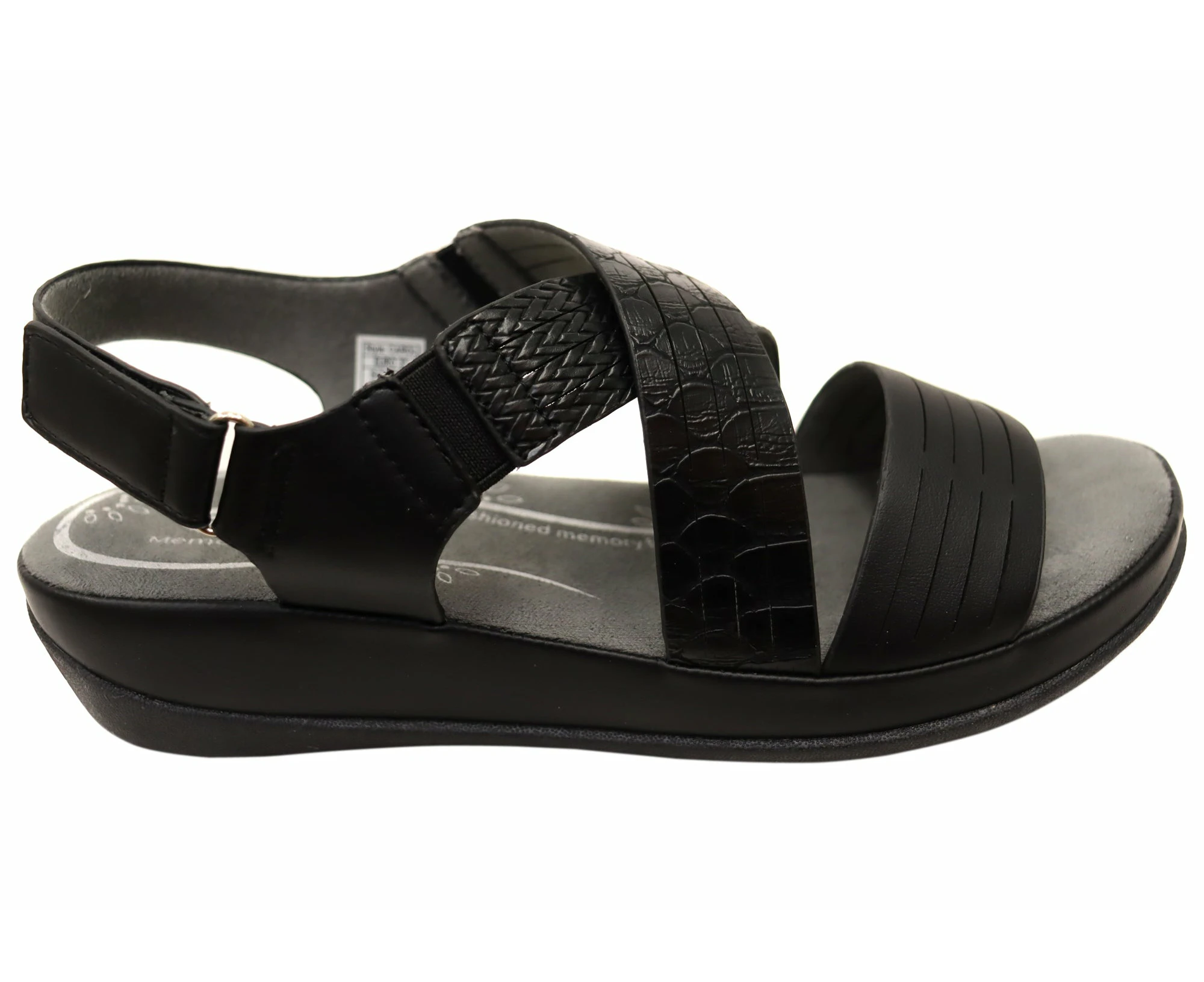 Scholl Orthaheel Carol Womens Comfortable Memory Foam Sandals