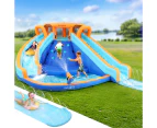 AirMyFun Kids Inflatable Pool Water Double Slide Park Jumping Castle 465X390CM