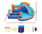 AirMyFun Kids Inflatable Pool Water Slide Park Jumping Castle Bounce 382X381CM