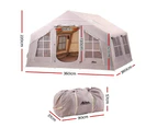 Weisshorn Camping Tent Inflatable Beach Tent 6 Person 360CM