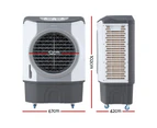 Devanti Evaporative Air Cooler Conditioner Commercial 45L