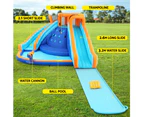 AirMyFun Kids Inflatable Pool Water Double Slide Park Jumping Castle 465X390CM