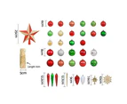 Jingle Jollys 155pcs Christmas Tree Decorations Set Baubles Ornaments Party