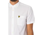 Lyle & Scott Men's Light Weight Slub Oxford Shirt - White