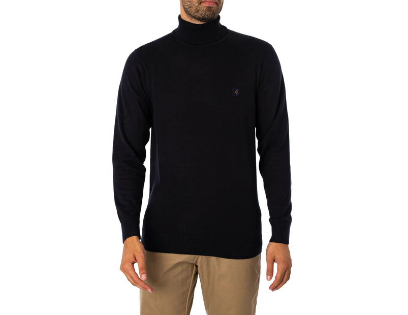 Gabicci Men's Ricardo Turtleneck Knit - Blue