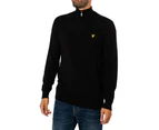 Lyle & Scott Men's Marino Quarter Zip Knit - Black