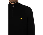 Lyle & Scott Men's Marino Quarter Zip Knit - Black