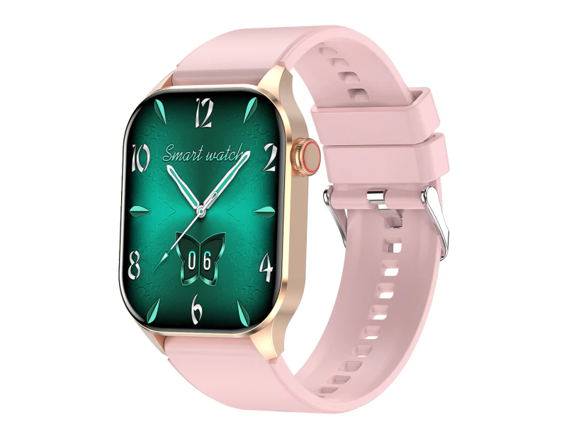 Smart Watch 2.04 Inch Infrared True Blood Oxygen Monitoring AMOLED Display Health Monitoring IP68 Waterproof - Rose Gold