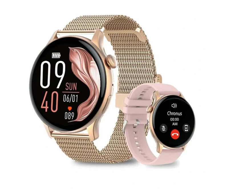 Smartwatch 1.43" AMOLED Health Monitor IP67 Waterproof Outdoor Watch - Pink