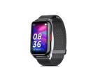 Smart Watch, 1.57 Inch Full Touch Screen Fitness Tracker with Heart Rate and Blood Oxygen Monitoring, IP68 Waterproof (Black)