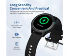 Smart Watch 1.52 Inch Full Touch Screen Health Monitoring Sleep Monitoring IP68 Waterproof (Black)