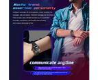 Smartwatch for Men 1.19" AMOLED Fitness Tracker 5ATM Waterproof - Black