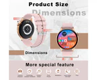 Smartwatch 1.43" AMOLED Health Monitor IP67 Waterproof Outdoor Watch - Pink