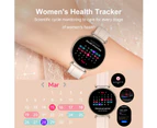 Smartwatch 3ATM Waterproof Fitness Tracker Sport Watch with Bluetooth Calling Reminder - Gold