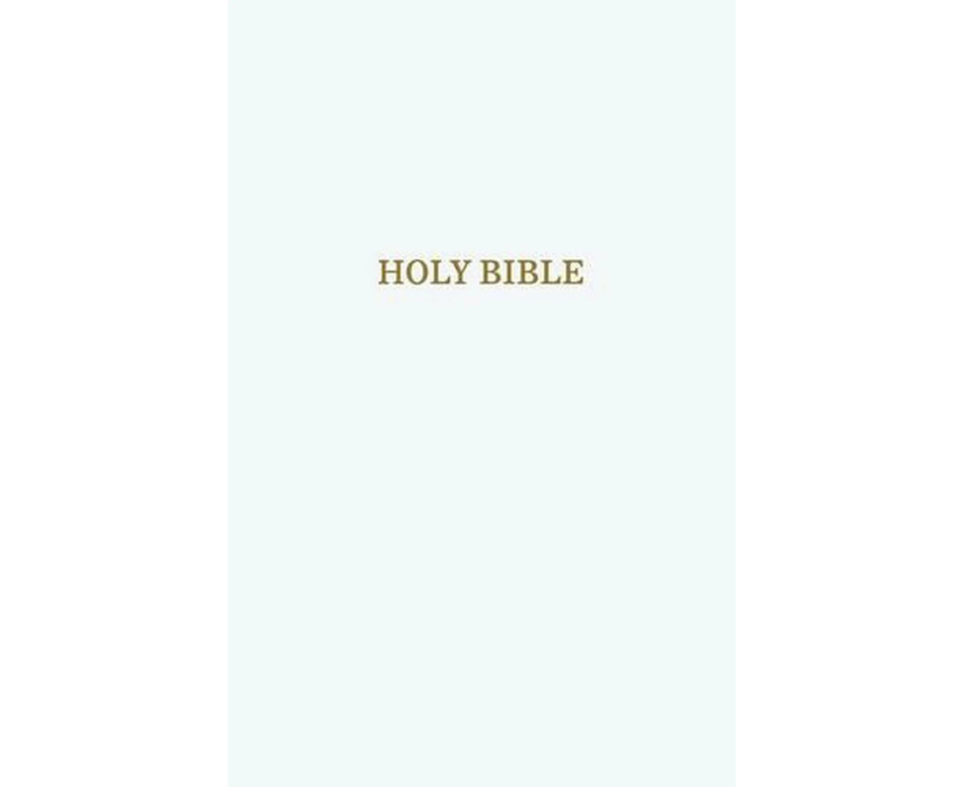 KJV Holy Bible: Gift and Award, White Leather-Look, Red Letter, Comfort Print: King James Version