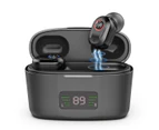 In-ear Low-noise Hearing Aids USB Charging Digital Display Sound Collector-Black