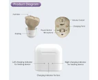 Rechargeable Hearing Aid for Elderly In-Ear Mini Sound Amplifier Invisible Hearing Aids Sound Collector