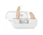 Behind-the-ear Hearing Aids Rechargeable Noise Reducing Hearing Aids Sound Amplifier for Elderly