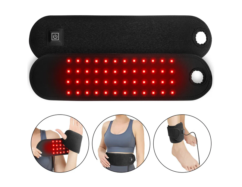 48-Bead LED Infrared Physiotherapy Wristband Infrared Heating Wrist Band Red Light Therapy Belt for Hand Wrist