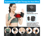 48-Bead LED Infrared Physiotherapy Wristband Infrared Heating Wrist Band Red Light Therapy Belt for Hand Wrist